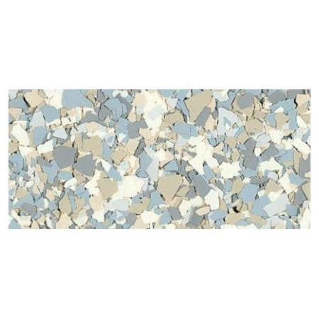 Sika Sikafloor Decoflake 1/8in Vinyl Flakes Opal 50lb Box 189214